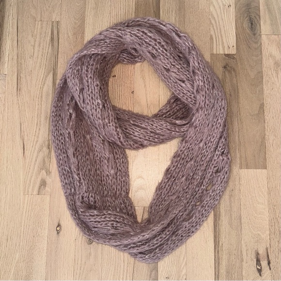 Lilac and Silver Scarf - Picture 2 of 5